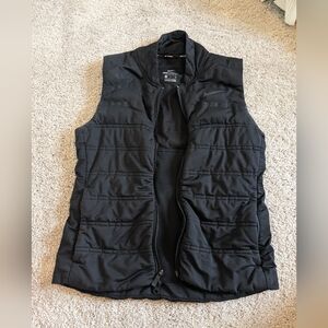 Nike Golf Vest, Black, women's small, zip pockets